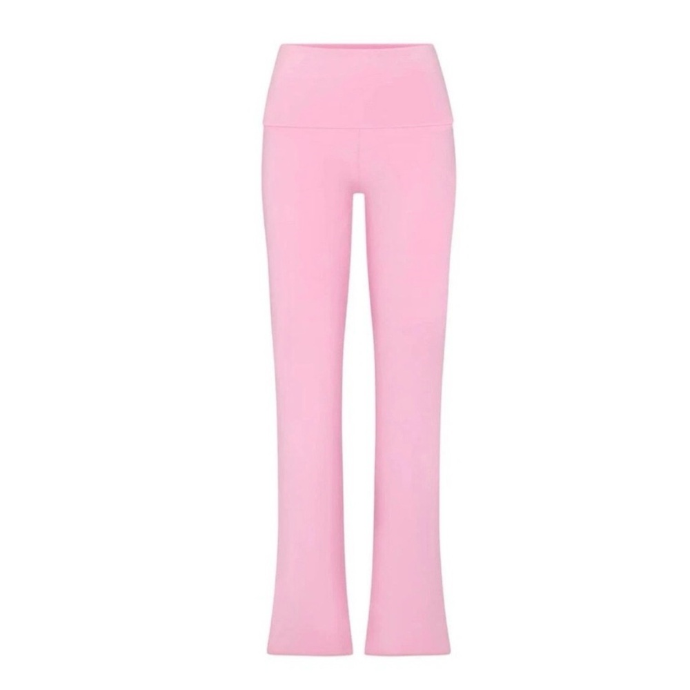 Skims Cotton Jersey Foldover Pants